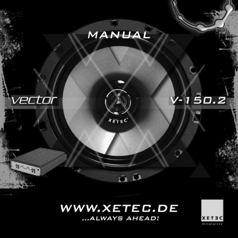 XETEC Vector V-150.2 manual