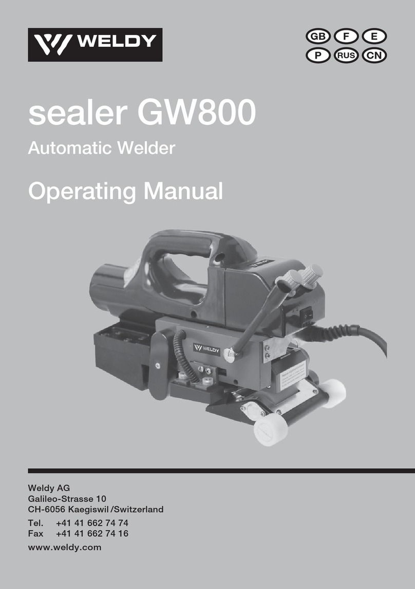 WELDY sealer GW800 operating manual