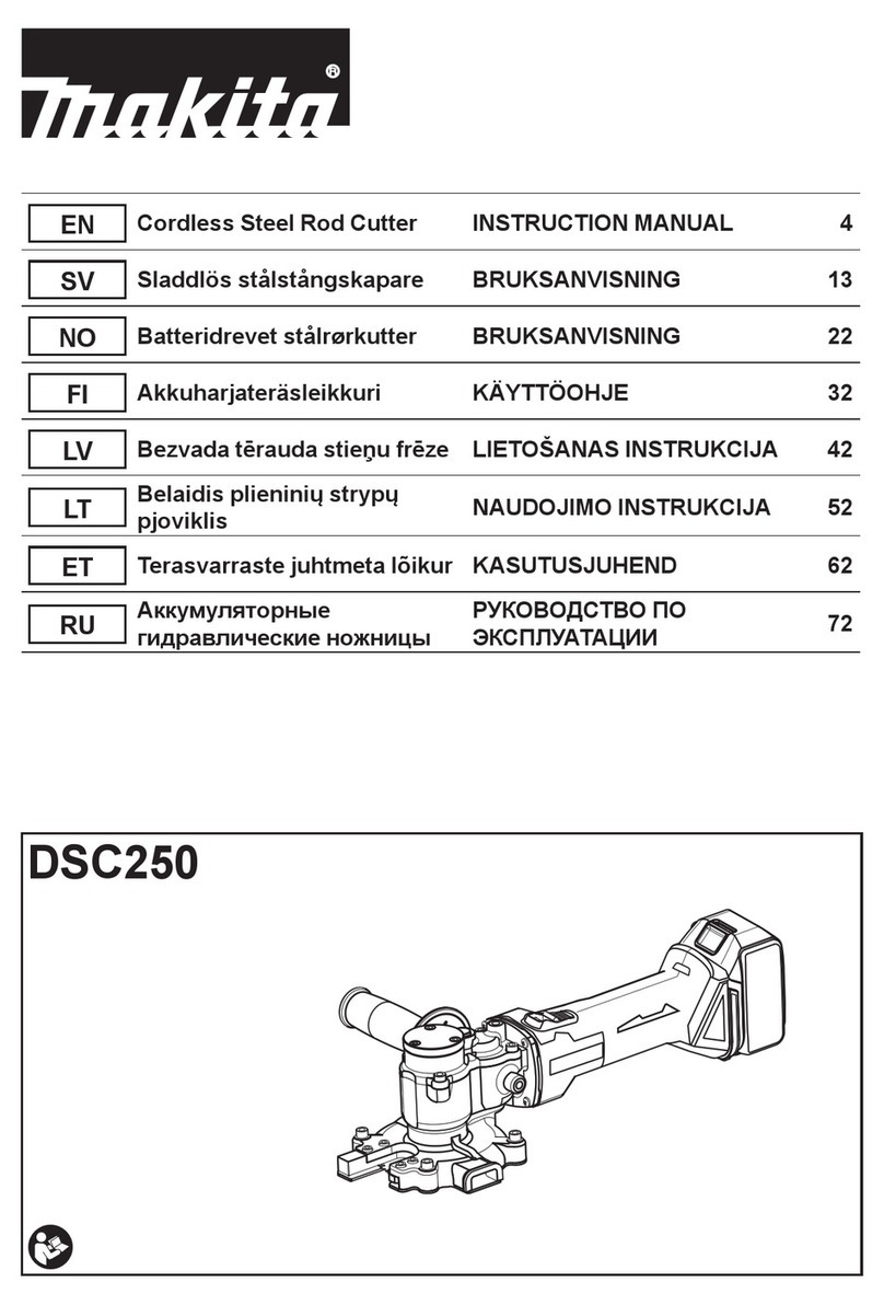 Makita DSC250 instruction manual