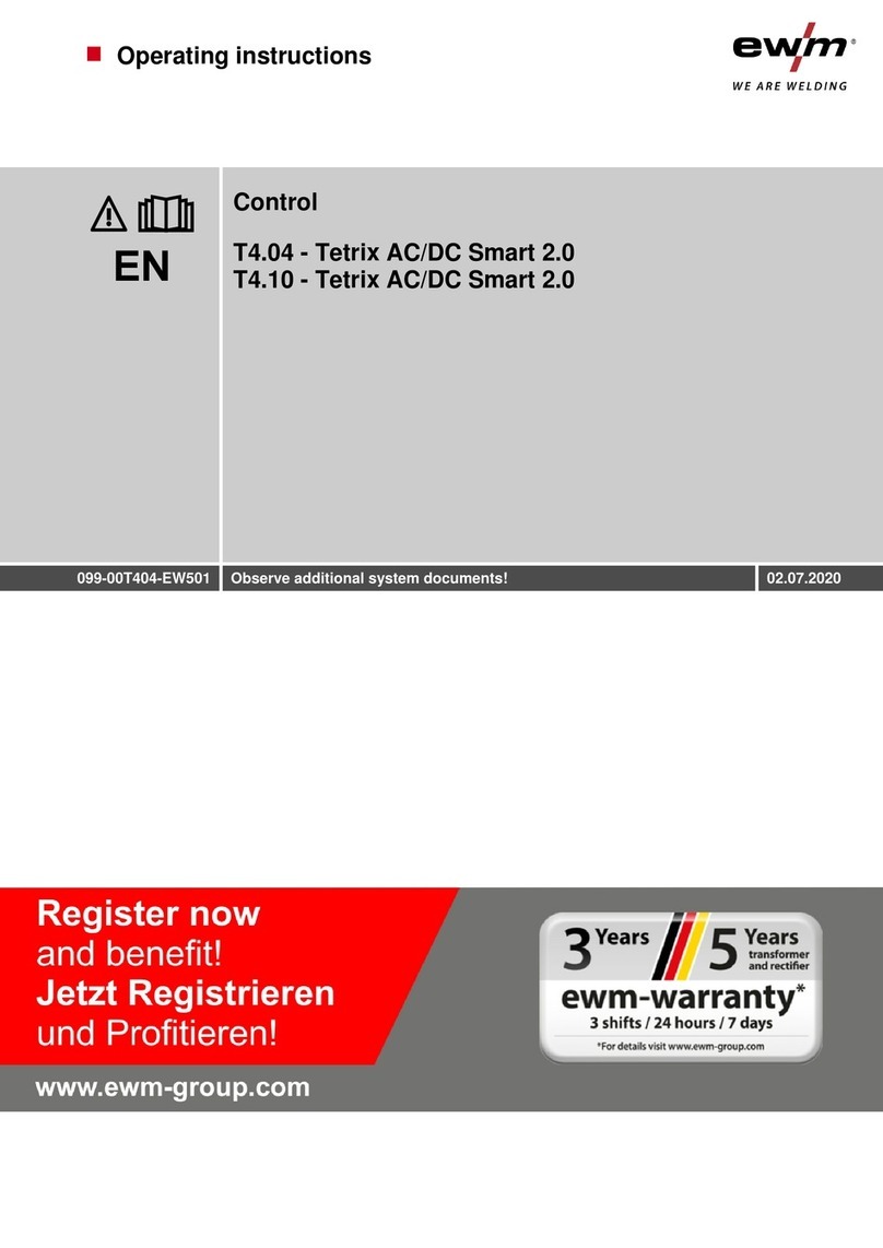 EWM Tetrix AC/DC Smart 2.0 User manual