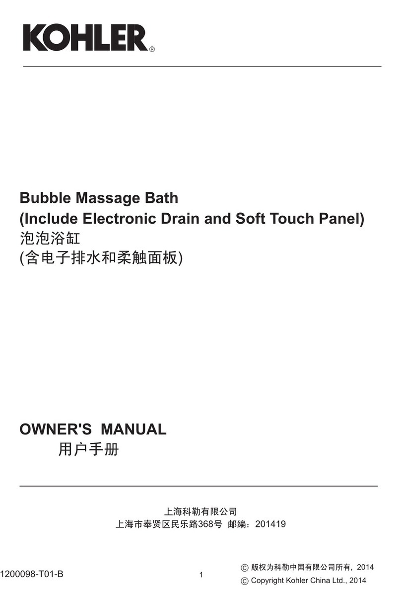 Kohler K-45720T User manual