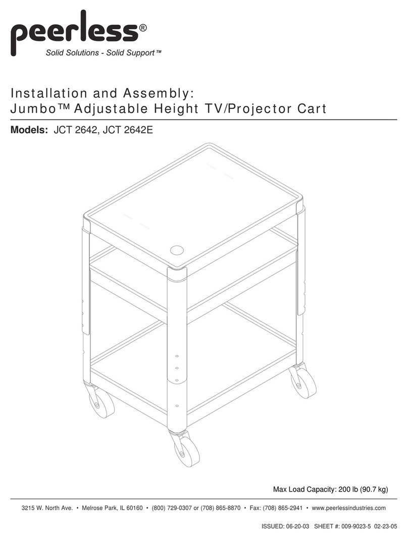 PEERLESS Jumbo JCT 2642 Installation and assembly