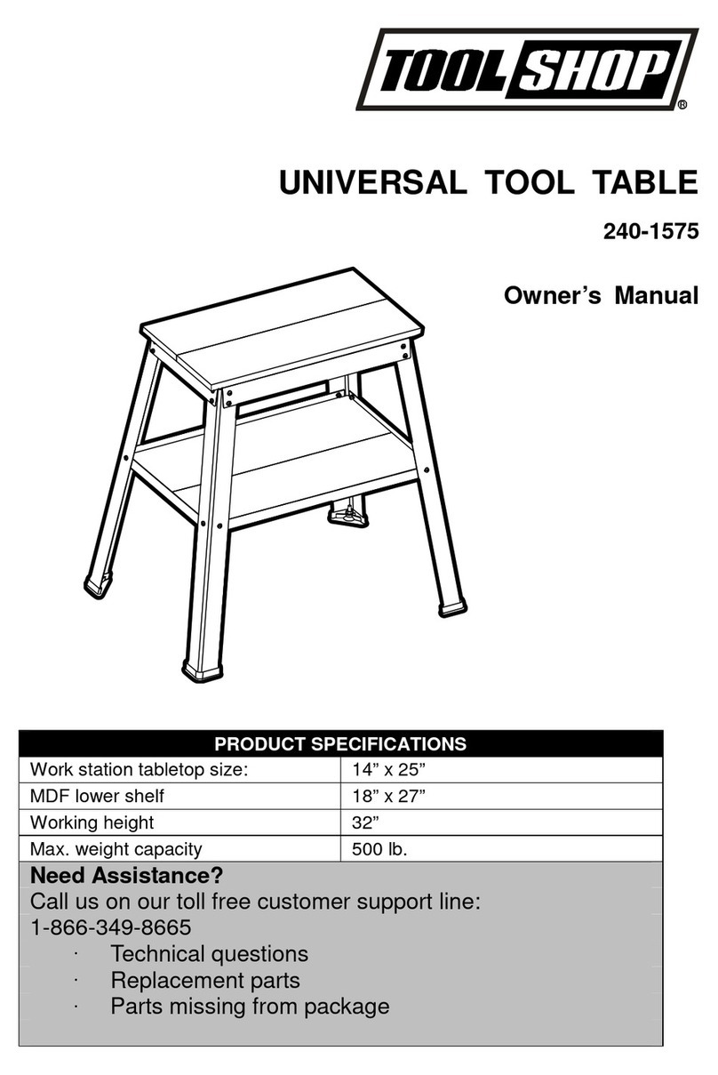 Toolshop 240-1575 owner's manual