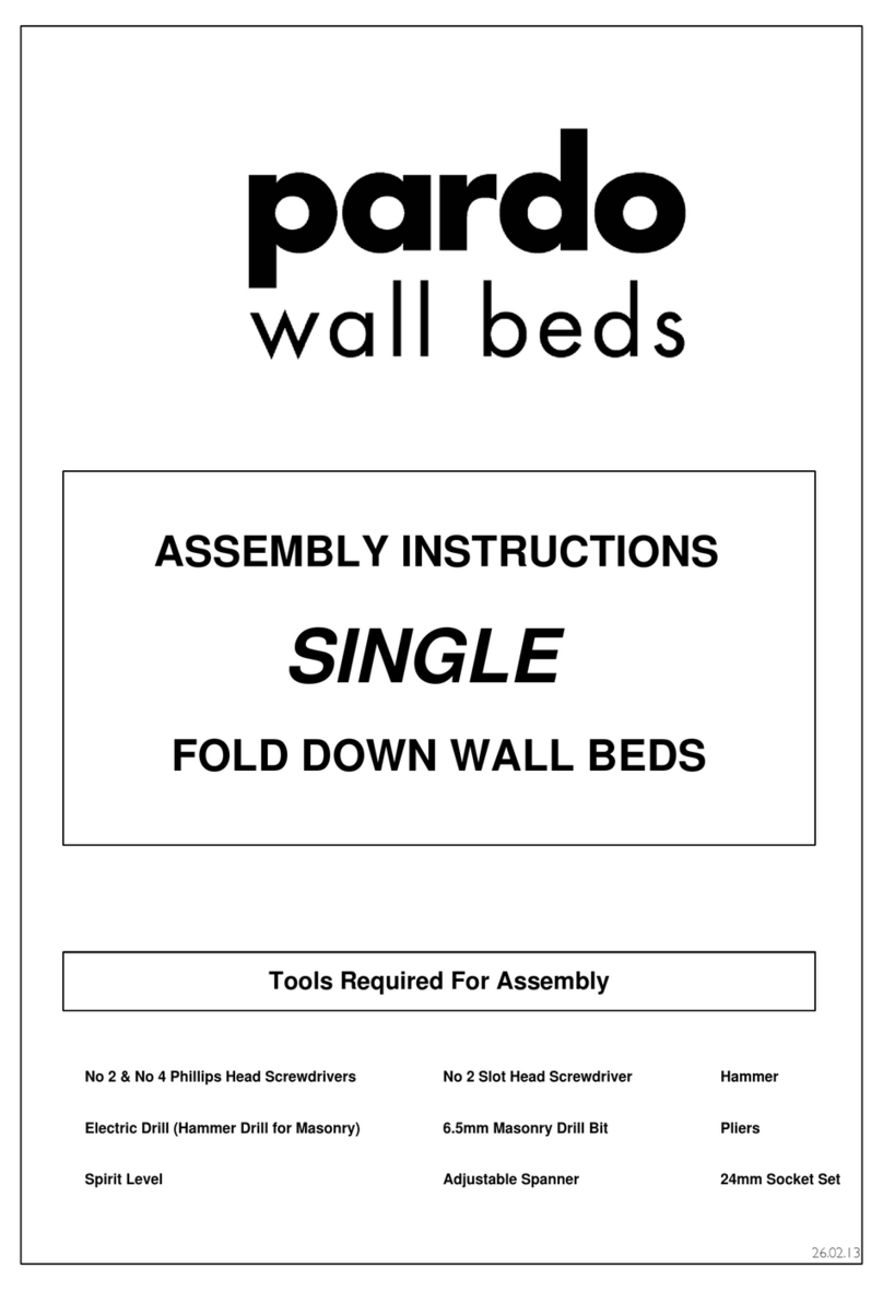 pardo SINGLE Assembly instructions