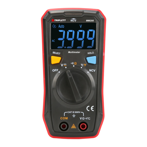 Triplett MM200 user manual