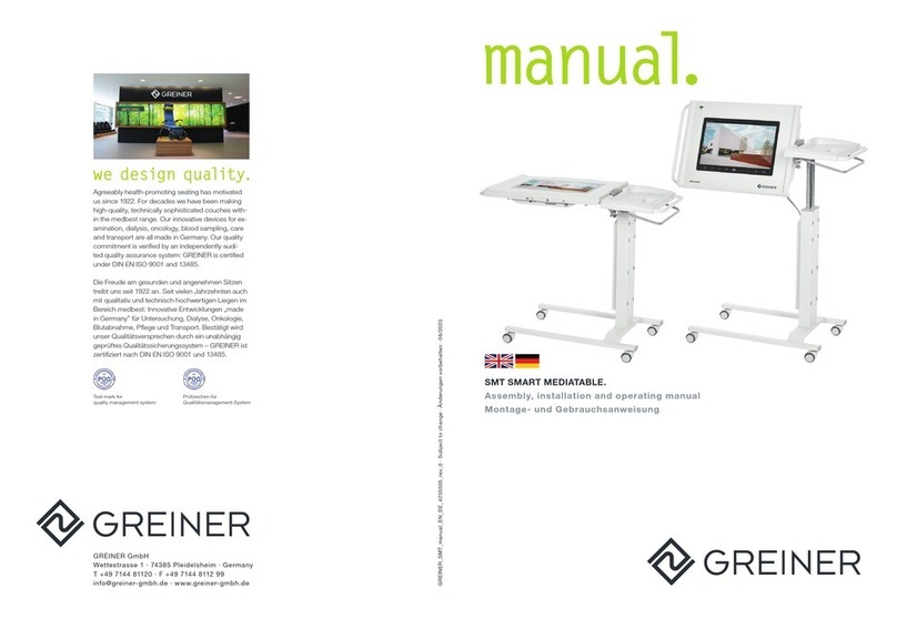 GREINER SMT Assembly, installation and operating manual