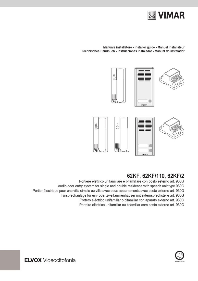 Vimar 62KF Assembly instructions