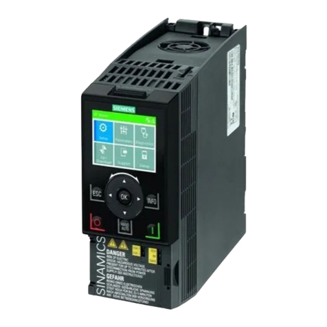 Siemens SINAMICS G120 User guide