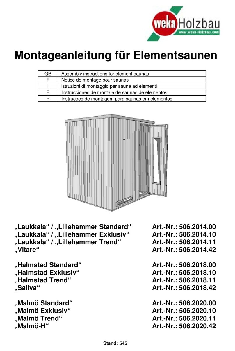 Weka Holzbau Laukkala Standard Assembly instructions