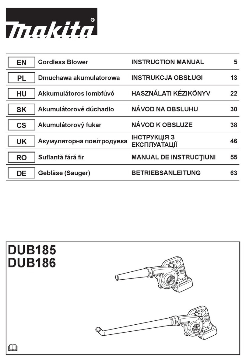 Makita DUB185 instruction manual