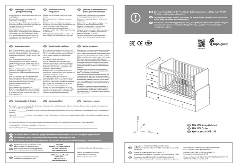 topolgroup FEYA 1100 User manual