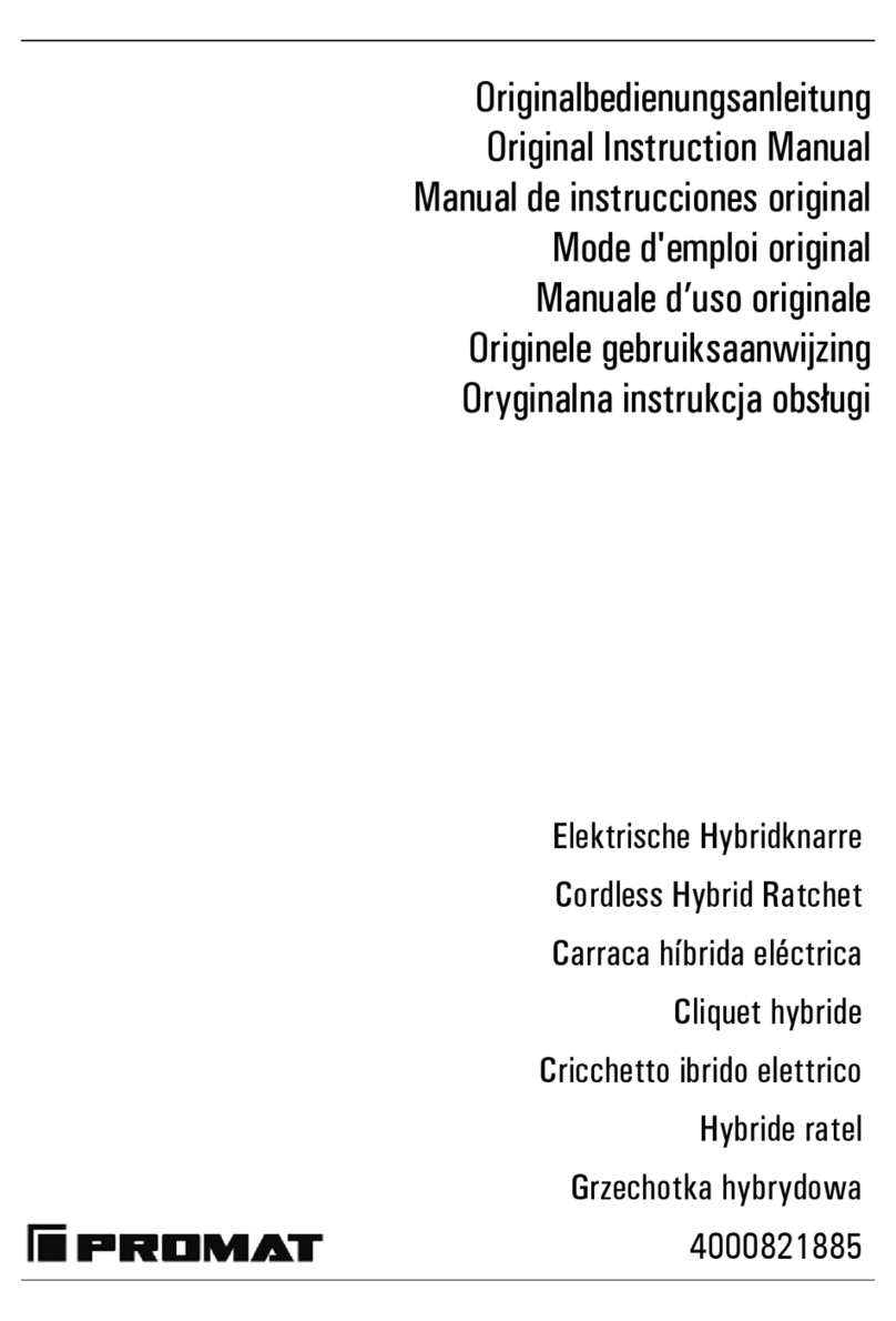 PROMAT 4000821885 Original instruction manual