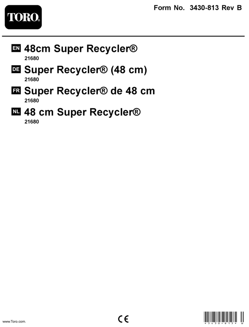 Toro Super Recycler 21680 Operator's manual