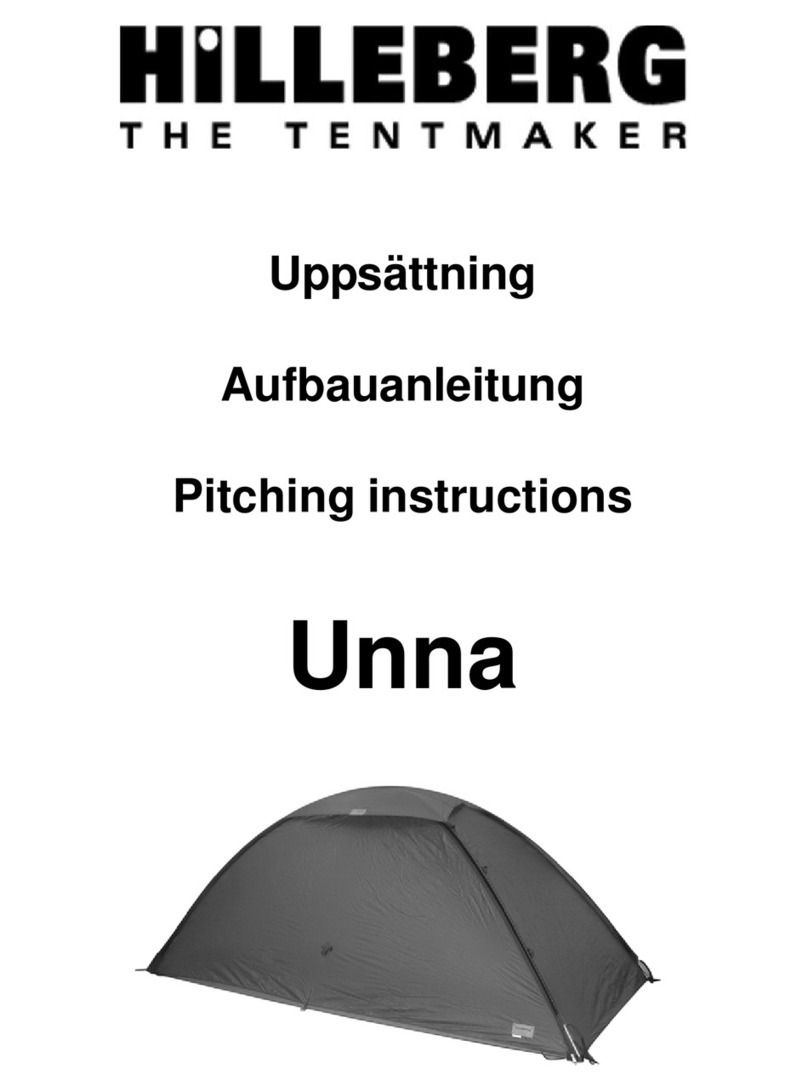 Hilleberg UNNA Pitching instructions