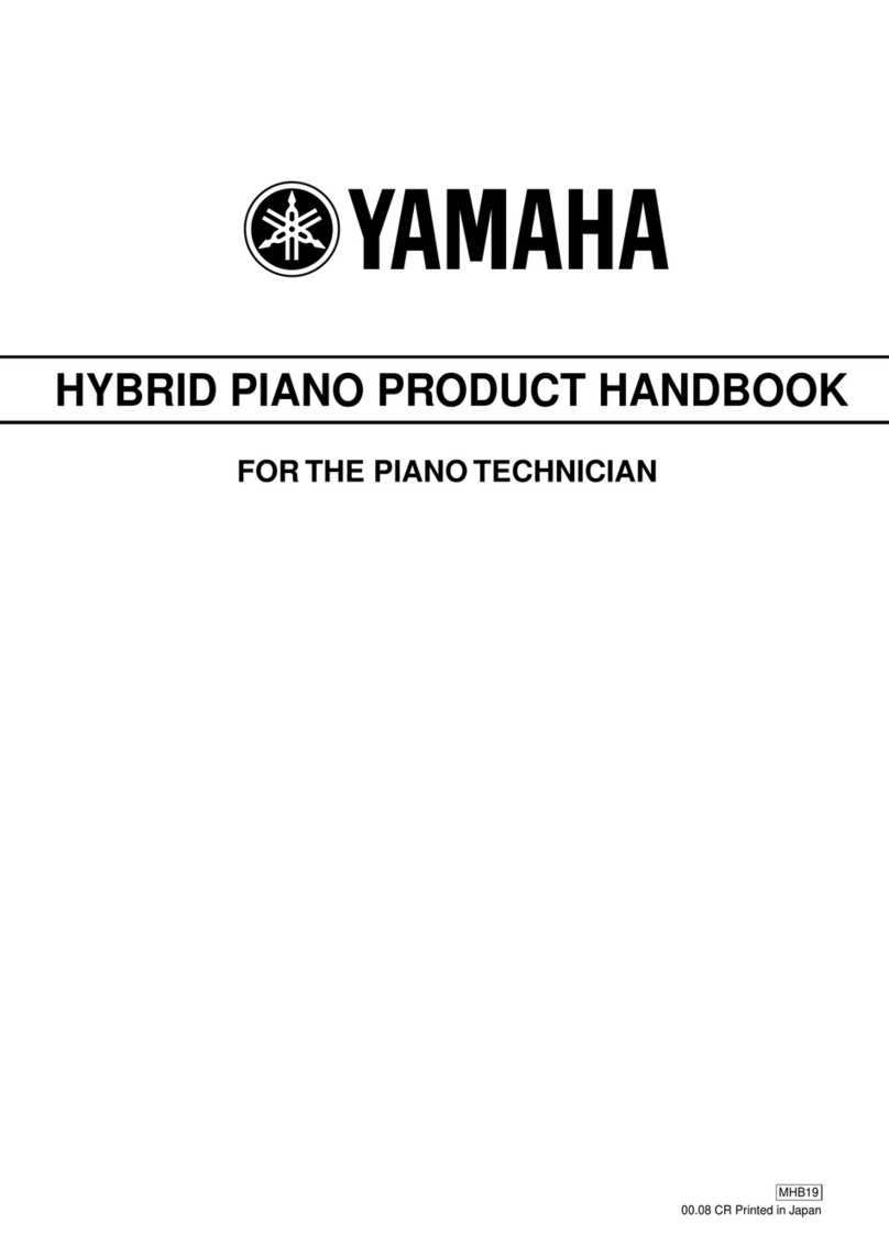 Yamaha disklavier MX-100A User manual