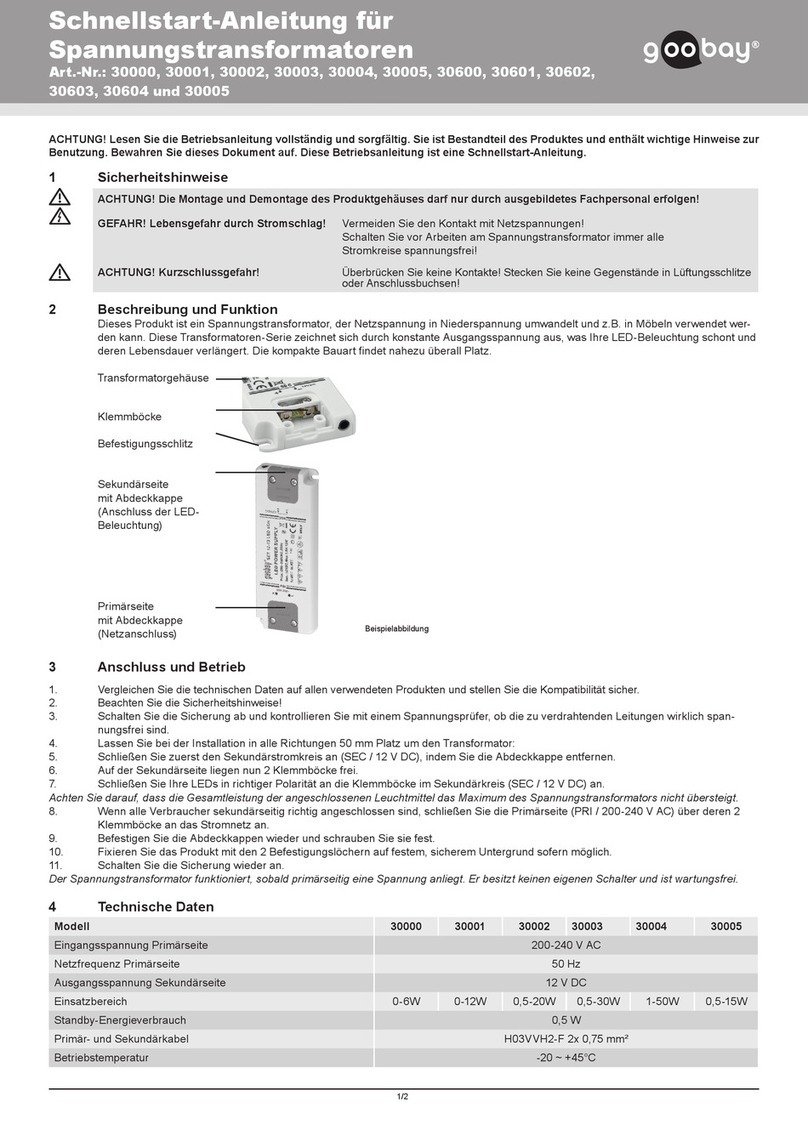 Goobay 30004 quick start guide