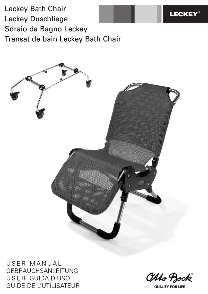 Otto Bock Leckey Bath Chair user manual Otto Bock Leckey Bath Chair user manual