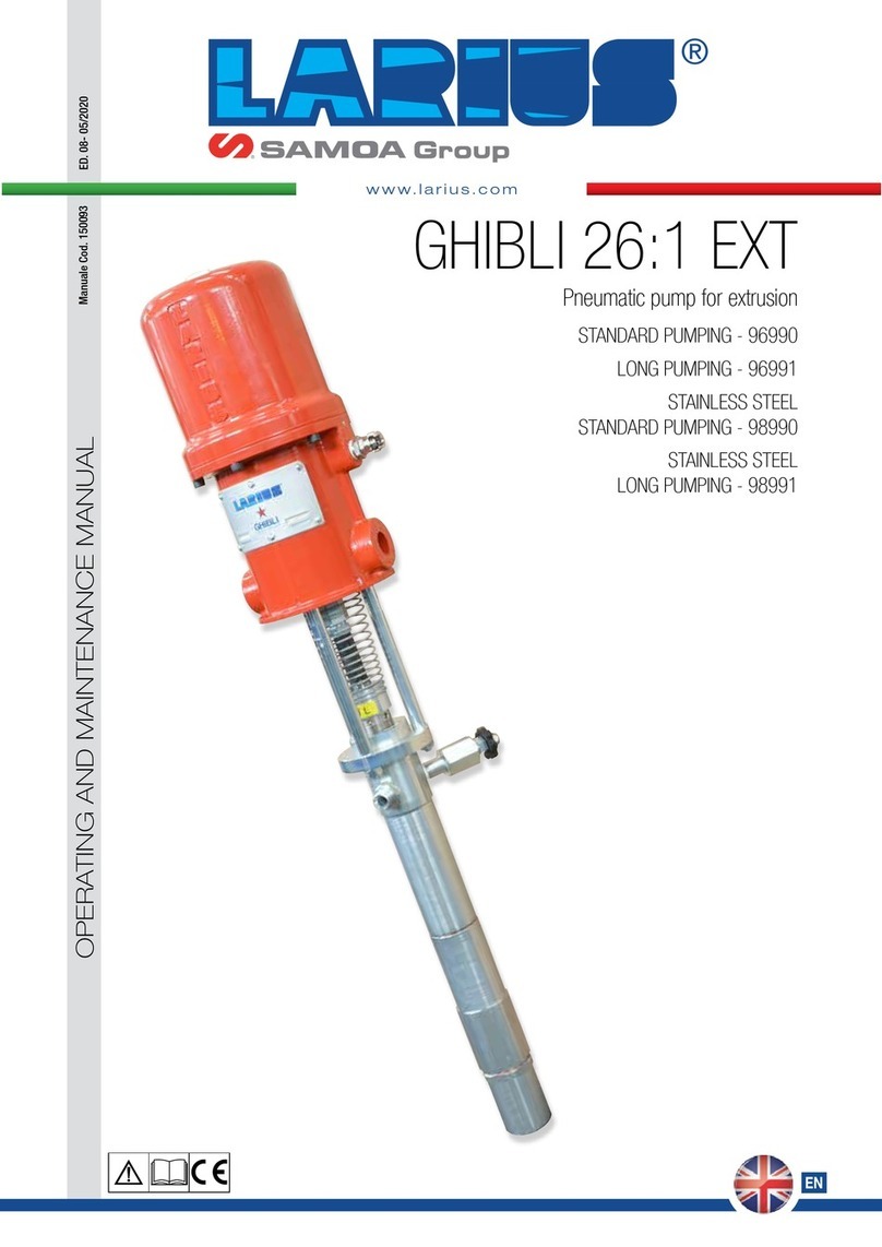 Samoa Larius GHIBLI 26:1 EXT Operating instructions