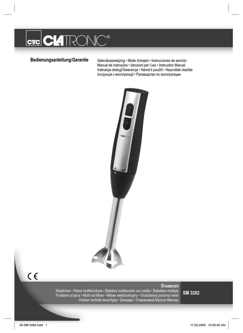 Clatronic SM 3282 instruction manual