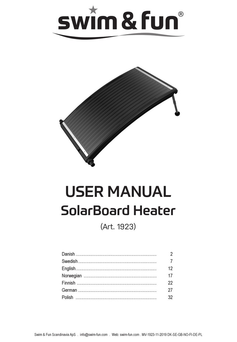 Swim & Fun SolarBoard 1923 user manual