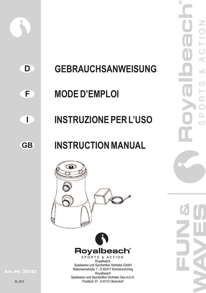 Royalbeach 20182 instruction manual
