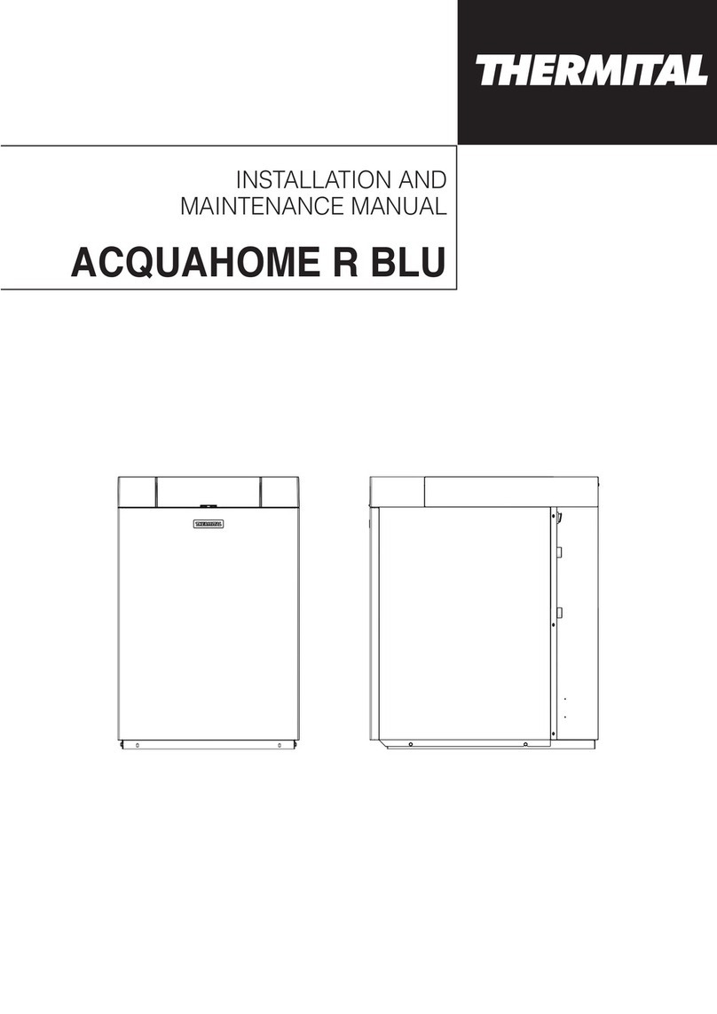 thermital ACQUAHOME R BLU Series Installation and maintenance manual