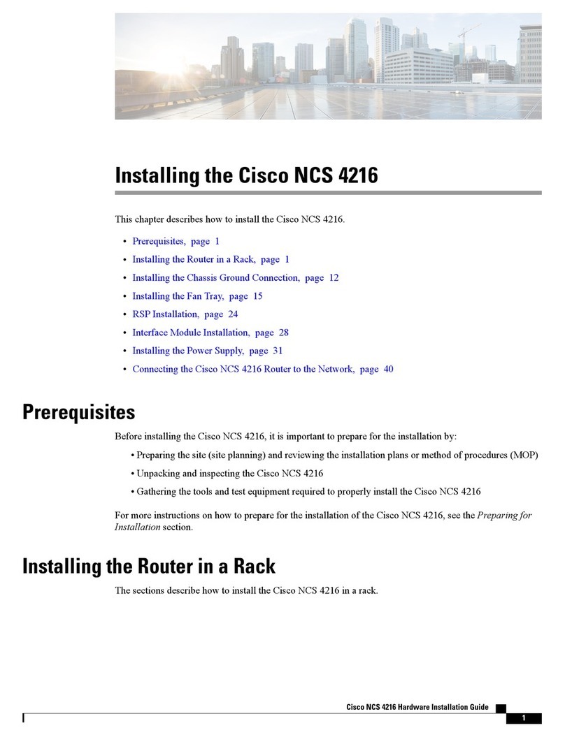 Cisco NCS 4216 Instruction Manual Cisco NCS 4216 Instruction Manual