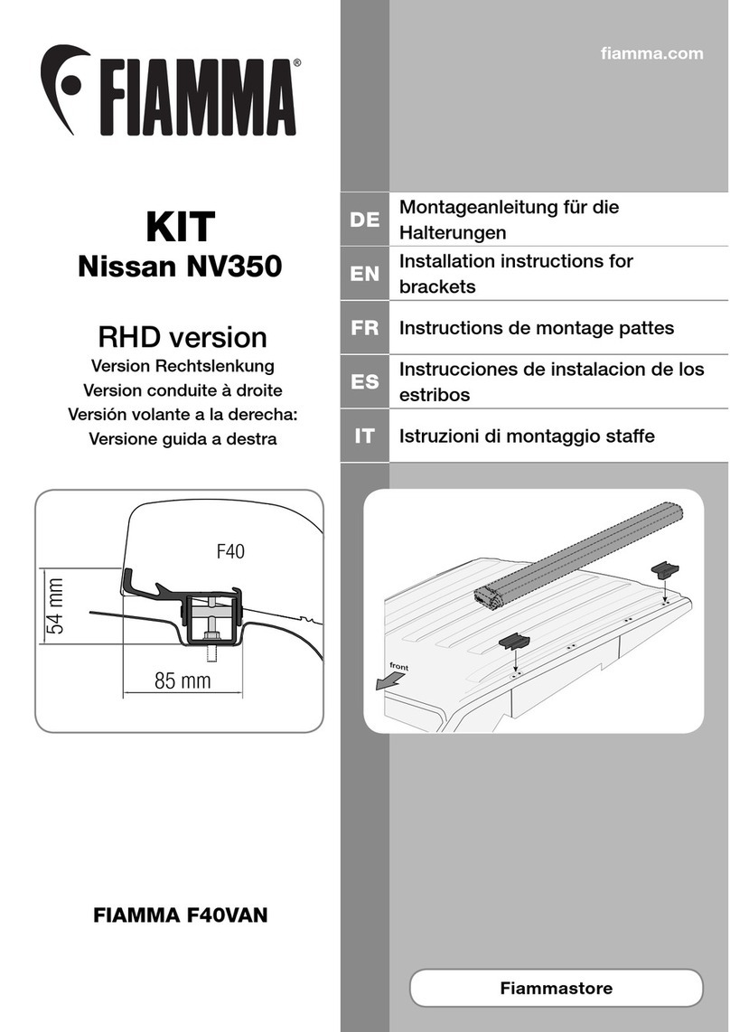 Fiamma F40VAN User manual