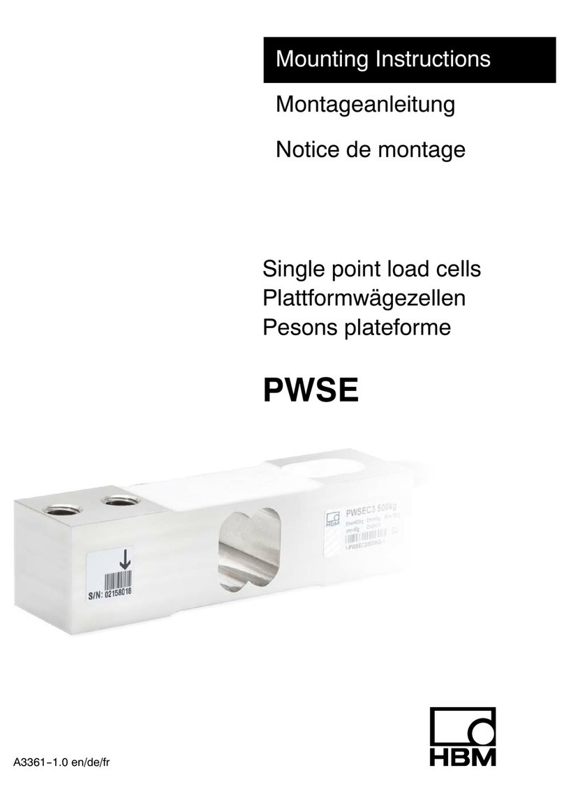HBM PWSE Mounting instructions