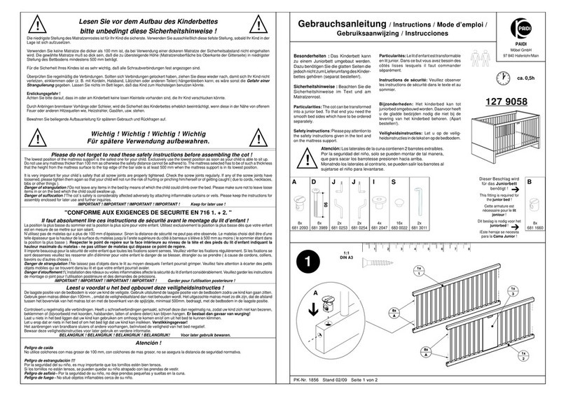 PAIDI 127 9058 User manual PAIDI 127 9058 User manual