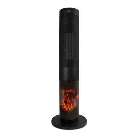 Suntec Wellness KLIMATRONIC Heat PTC 2000 flame manual