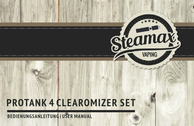 STEAMAX PROTANK 4 User manual