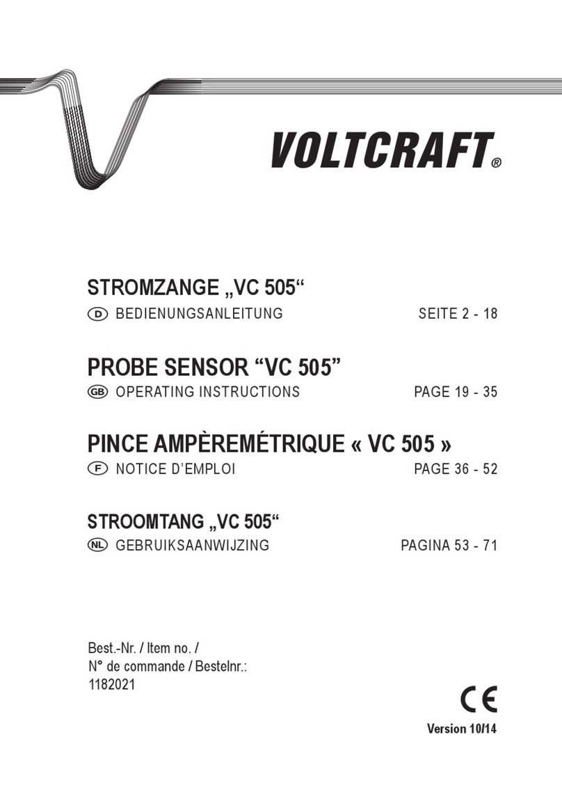 VOLTCRAFT VC 505 User manual