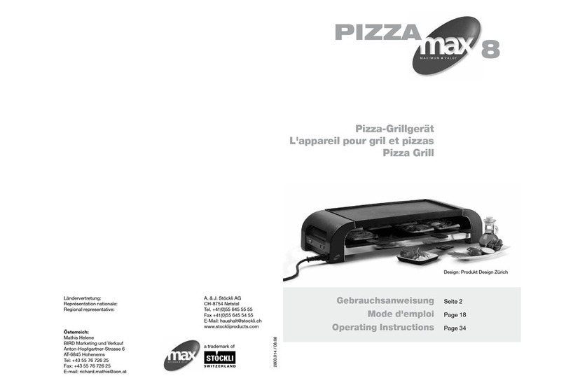 stockli PIZZAmax 8 User manual stockli PIZZAmax 8 User manual