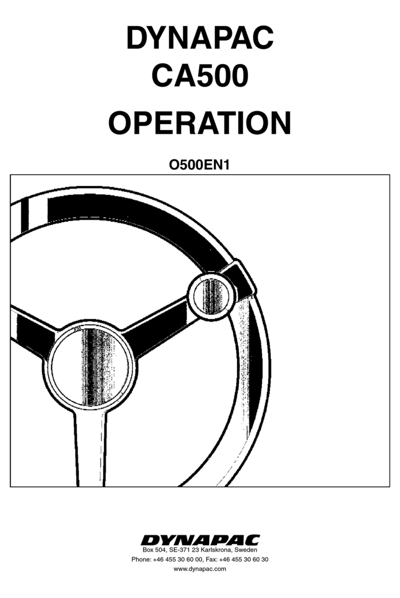 Dynapac CA500 Series Instruction Manual