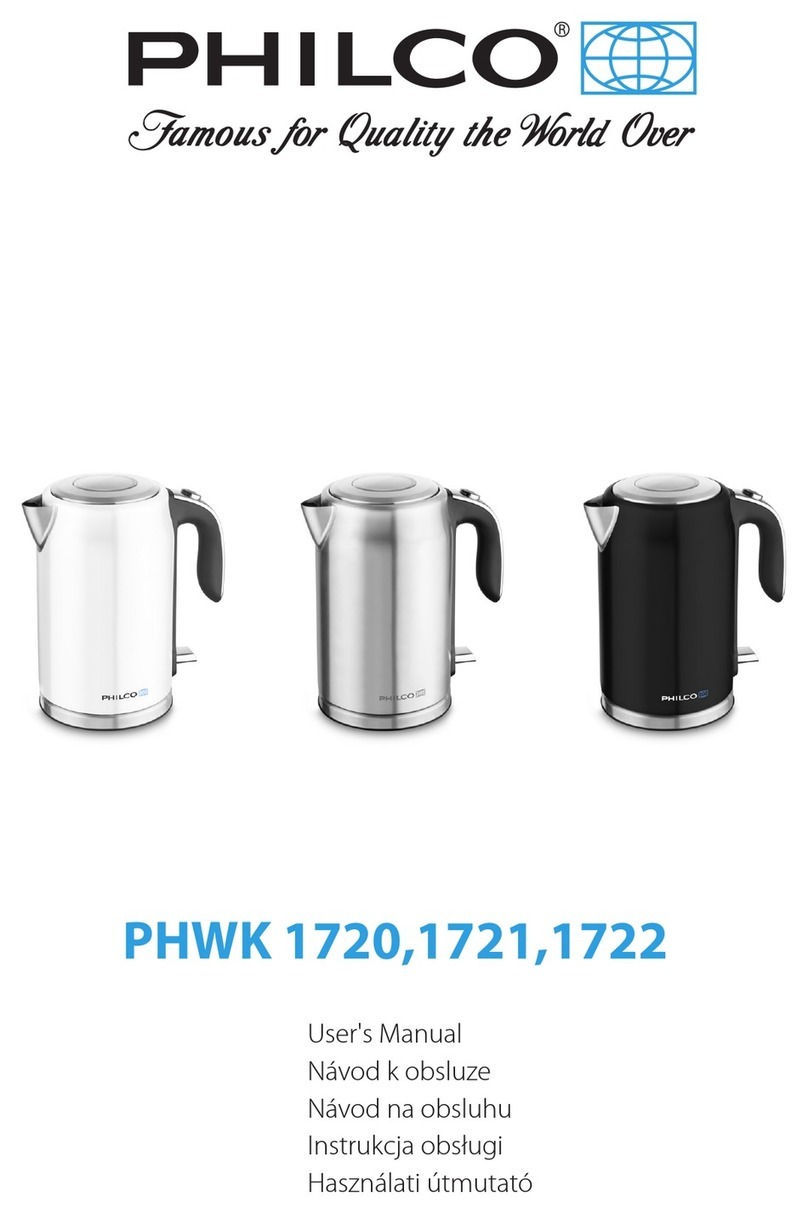 Philco PHWK 1720 user manual