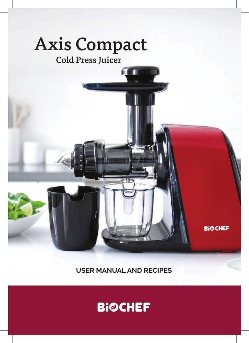 Biochef Axis Compact User Manual and Recipes