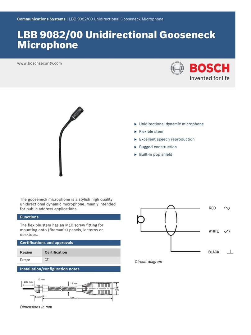 Bosch LBB 9082/00 Installation/configuration