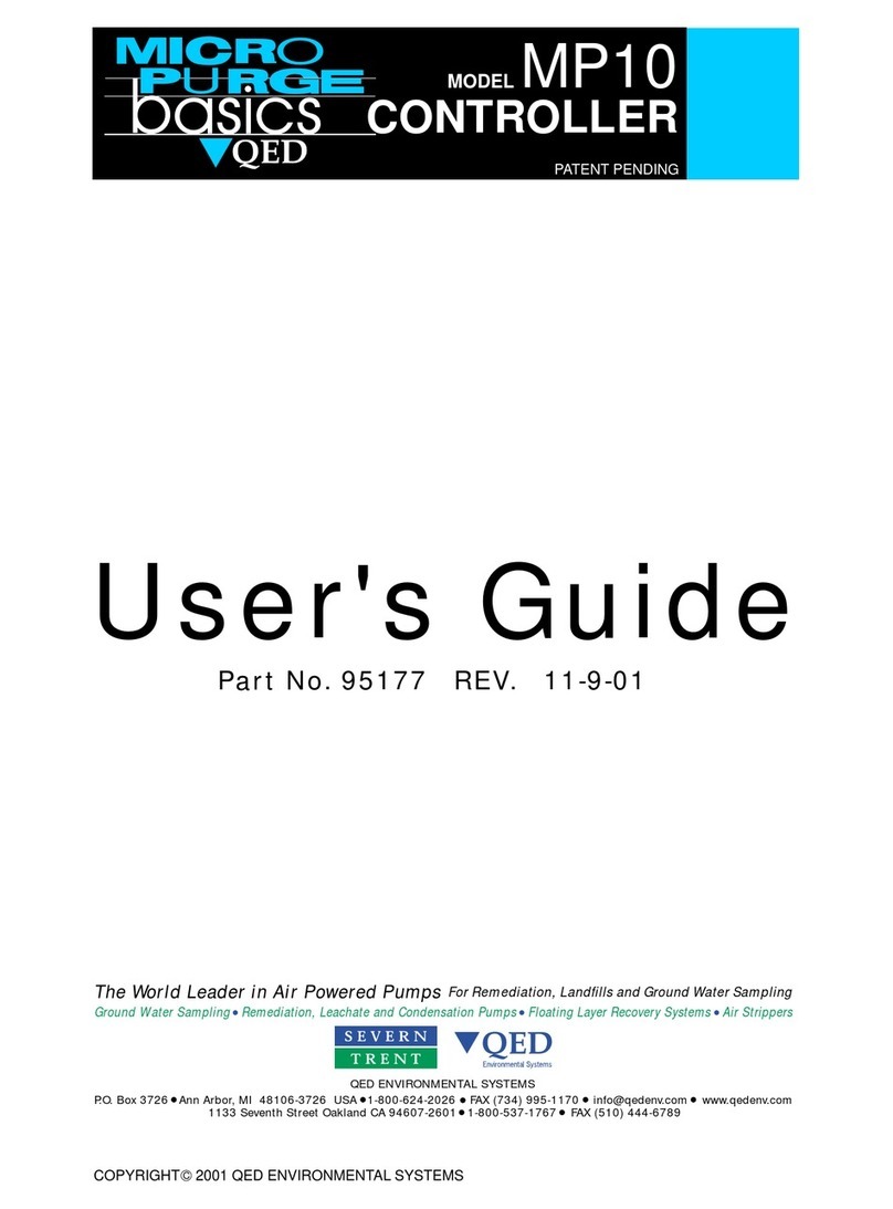 Severn Trent QED MicroPurge basics MP10 user guide