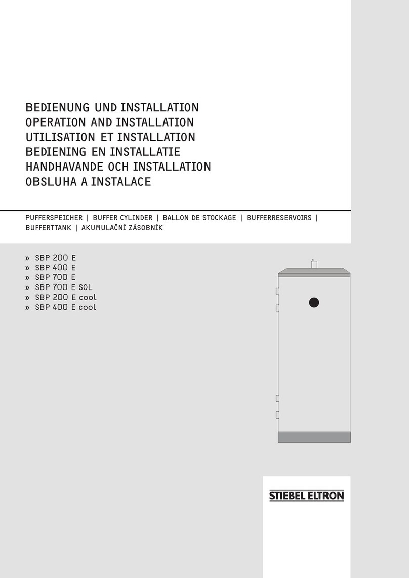 STIEBEL ELTRON SBP 200 E Operation and installation STIEBEL ELTRON SBP 200 E Operation and installation