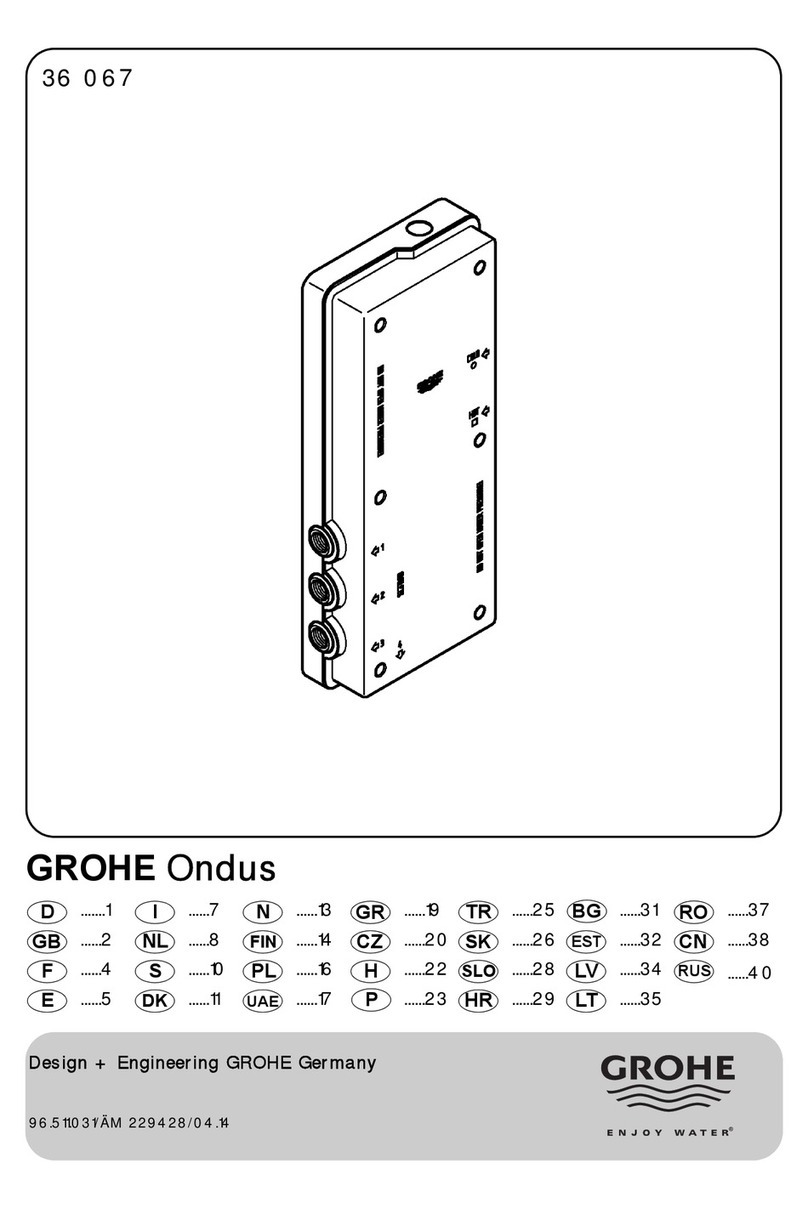 Grohe Ondus 36 067 User manual Grohe Ondus 36 067 User manual