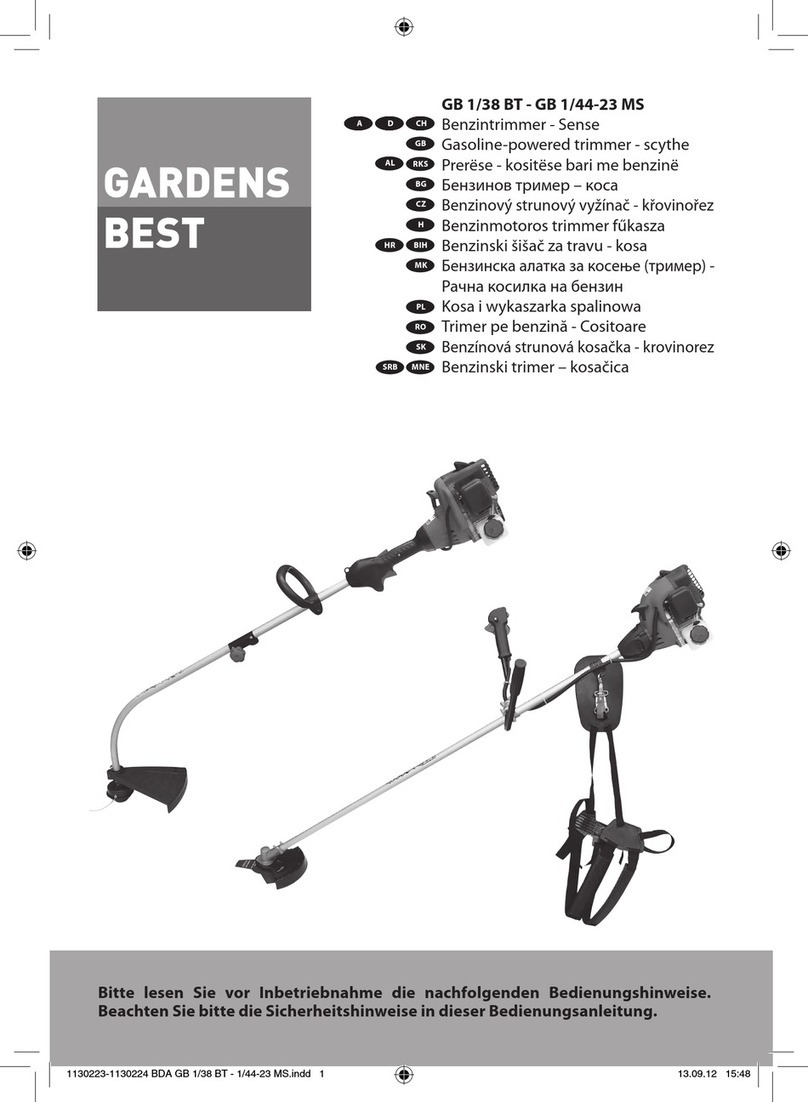 Gardens Best GB 1/38 BT User instructions