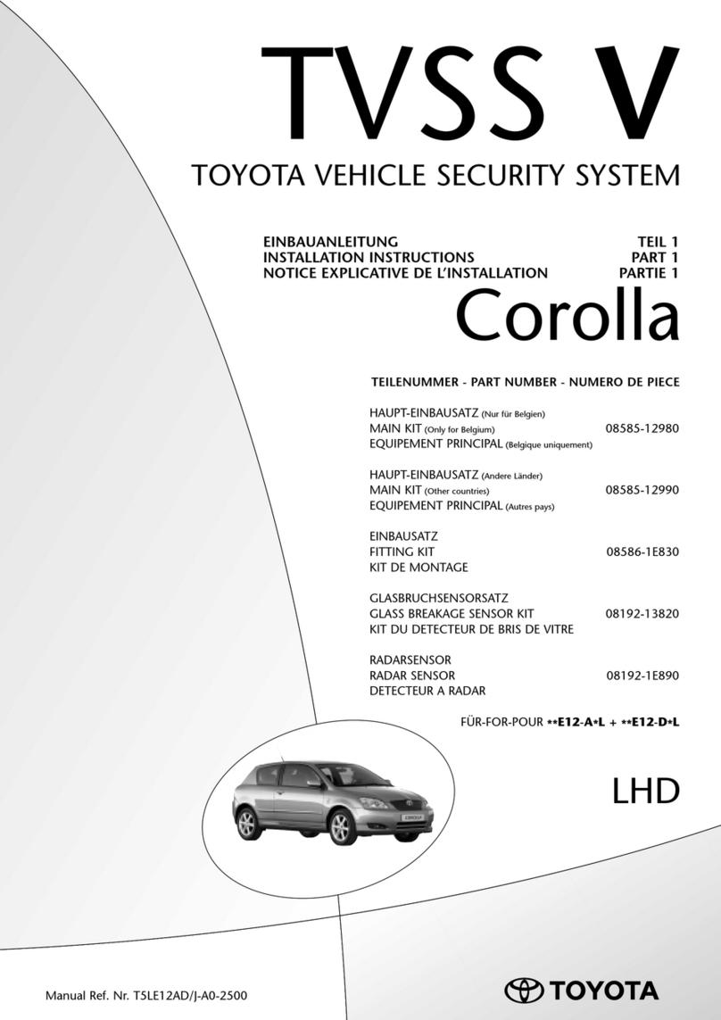 Toyota TVSS V installation instructions