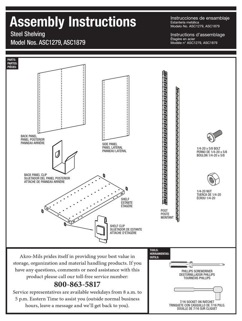 AKRO-MILS ASC1279 Assembly instructions