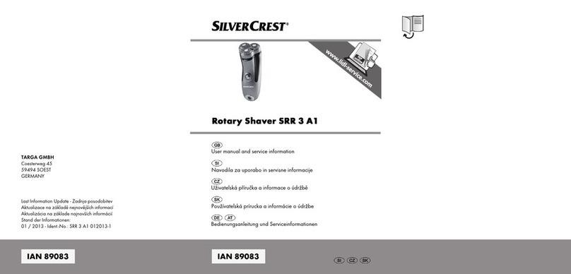 Silvercrest SRR 3 A1 User manual and service information