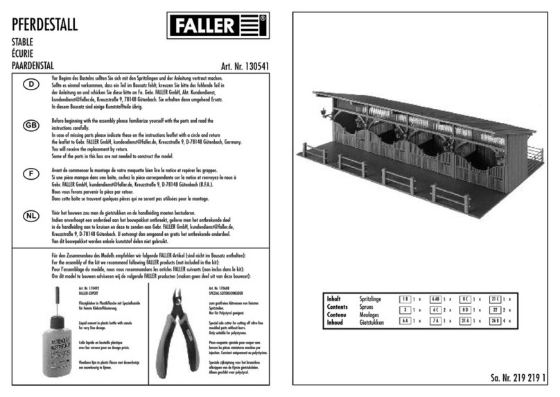 Faller 130541 User manual