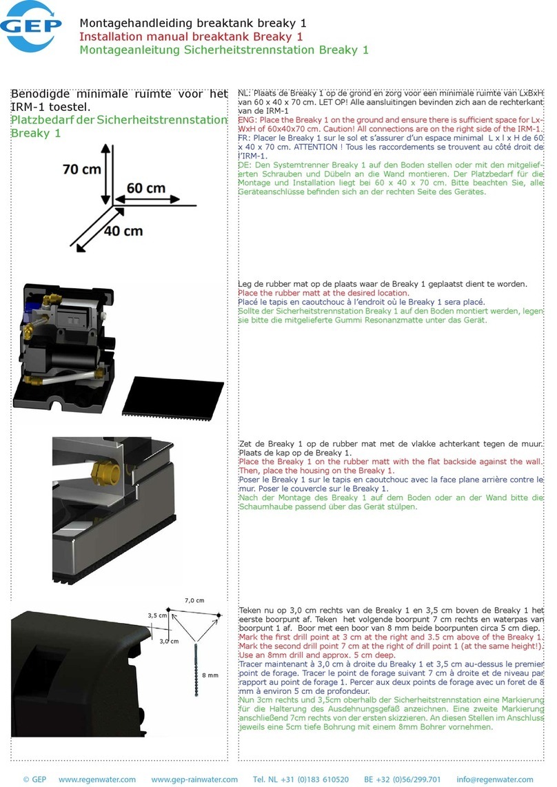 GEP Breaky 1 installation manual