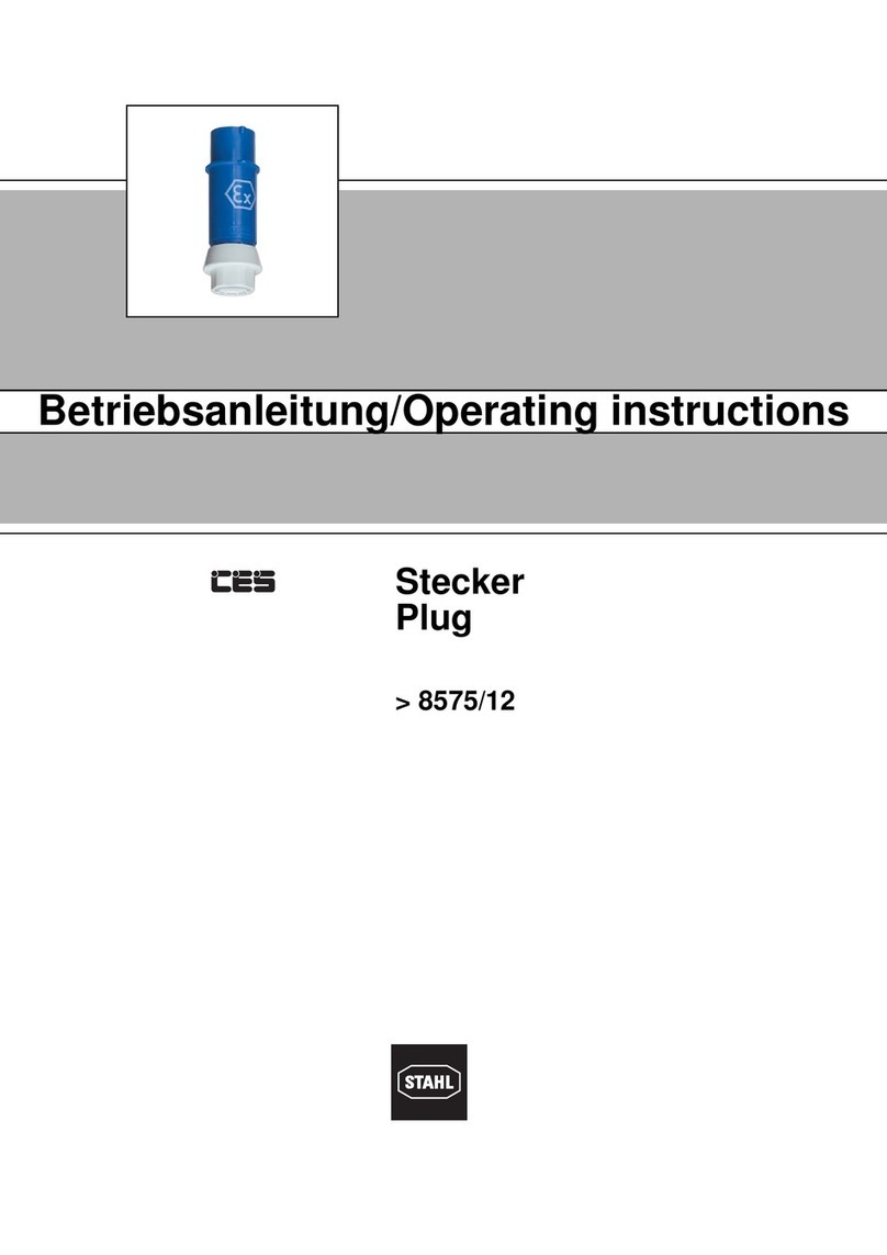 Stahl 8575/12 operating instructions