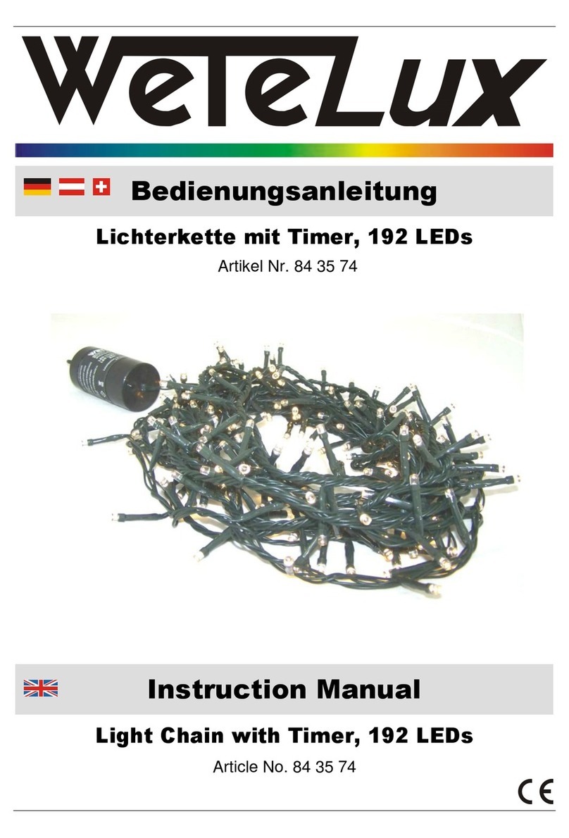 Wetelux 84 35 74 instruction manual