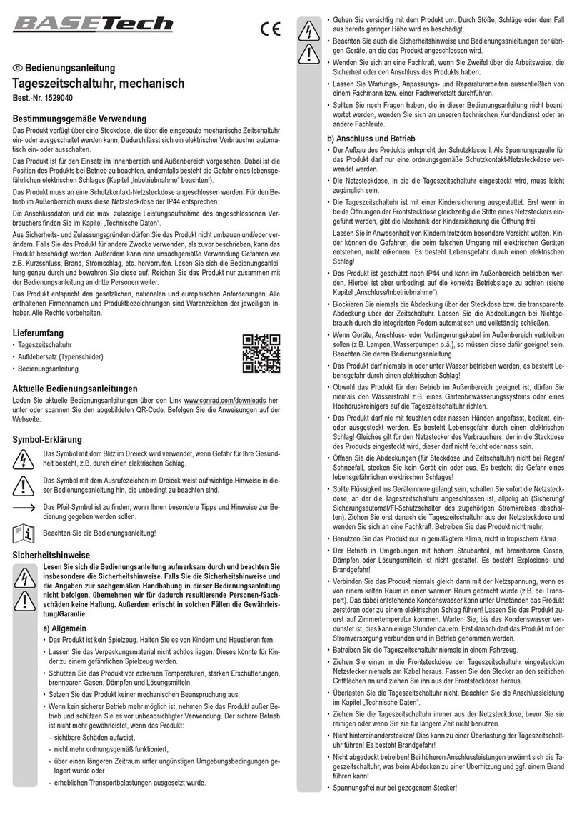 BASETech 1529040 operating instructions